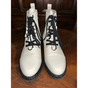 Allsaints Lira Preppy Academia Edgy Cottagecore Goth Hiker Leather Moto  Boots